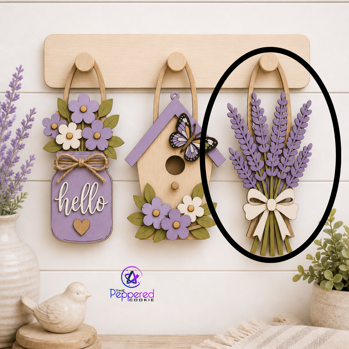 Home Decor - Lavender Wall Decor UNFINISHED