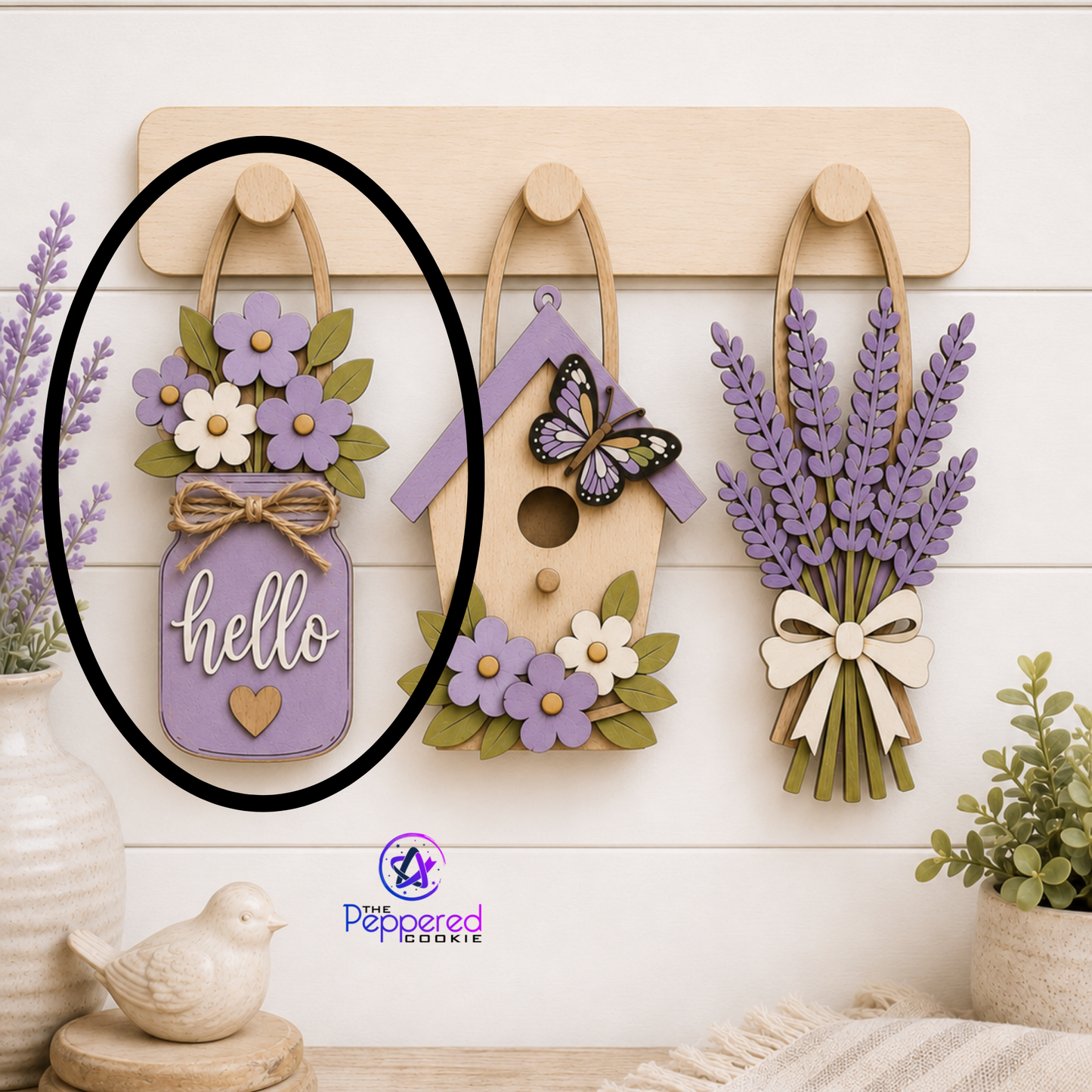 Home Decor - Lavender Wall Decor UNFINISHED