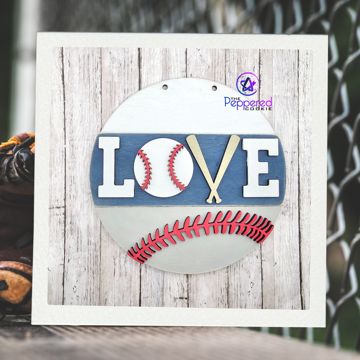 Door Hanger - Love Baseball UNFINISHED