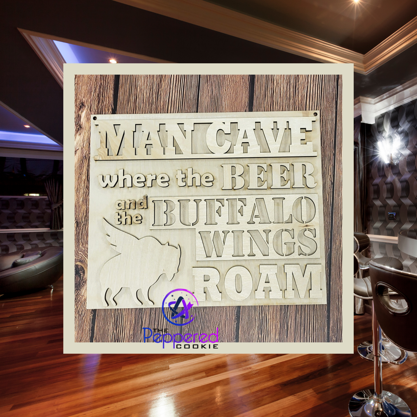 Home Decor - Man Cave Sign UNFINISHED