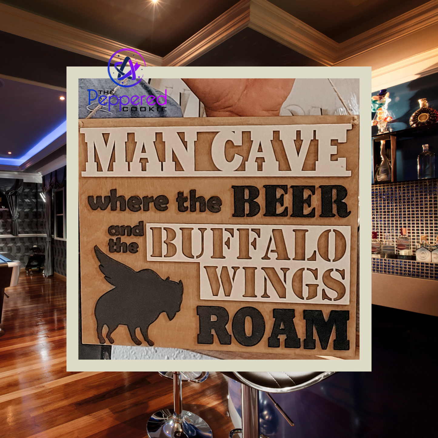 Home Decor - Man Cave Sign UNFINISHED