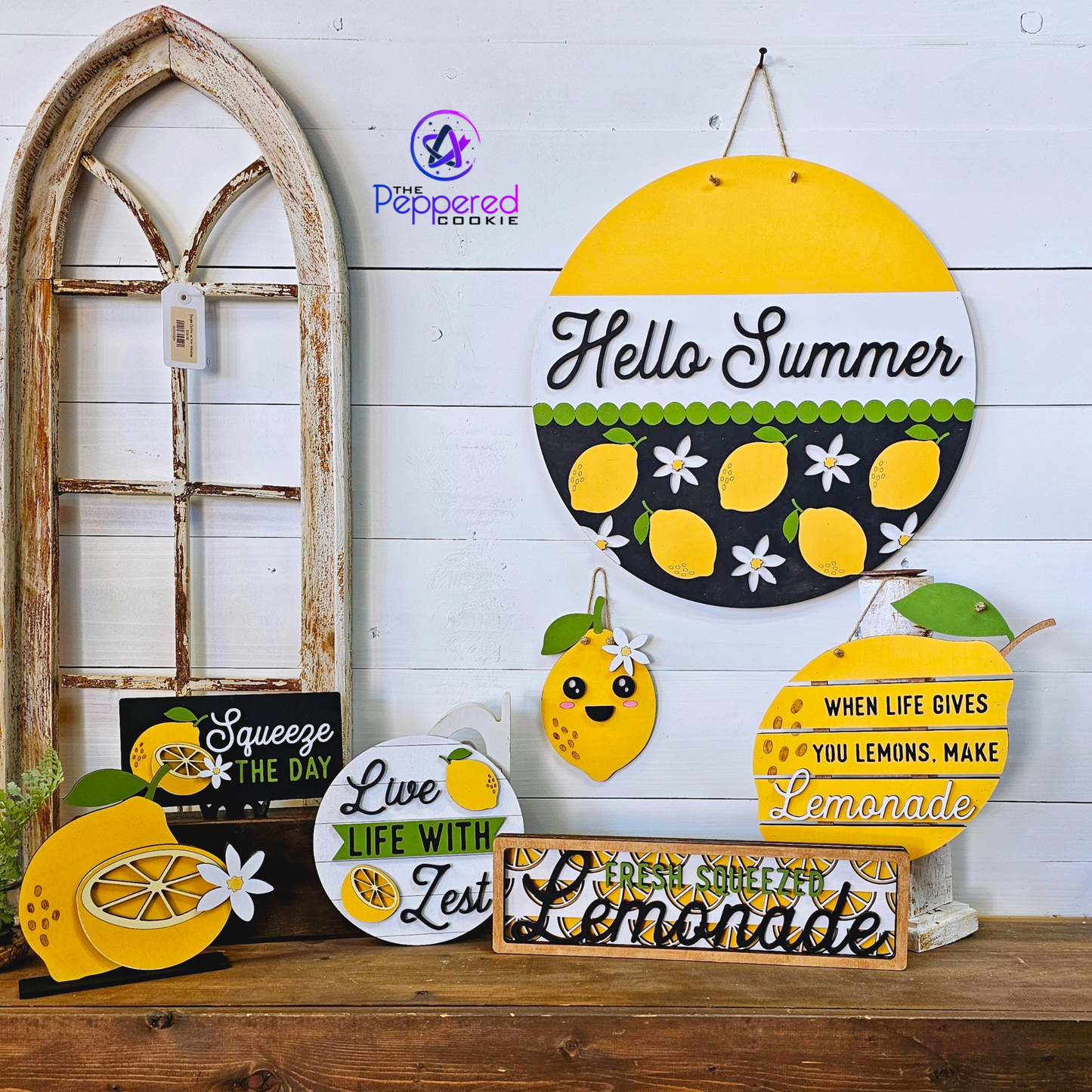 Home Decor - When Life Gives You Lemons Wall Hanger UNFINISHED