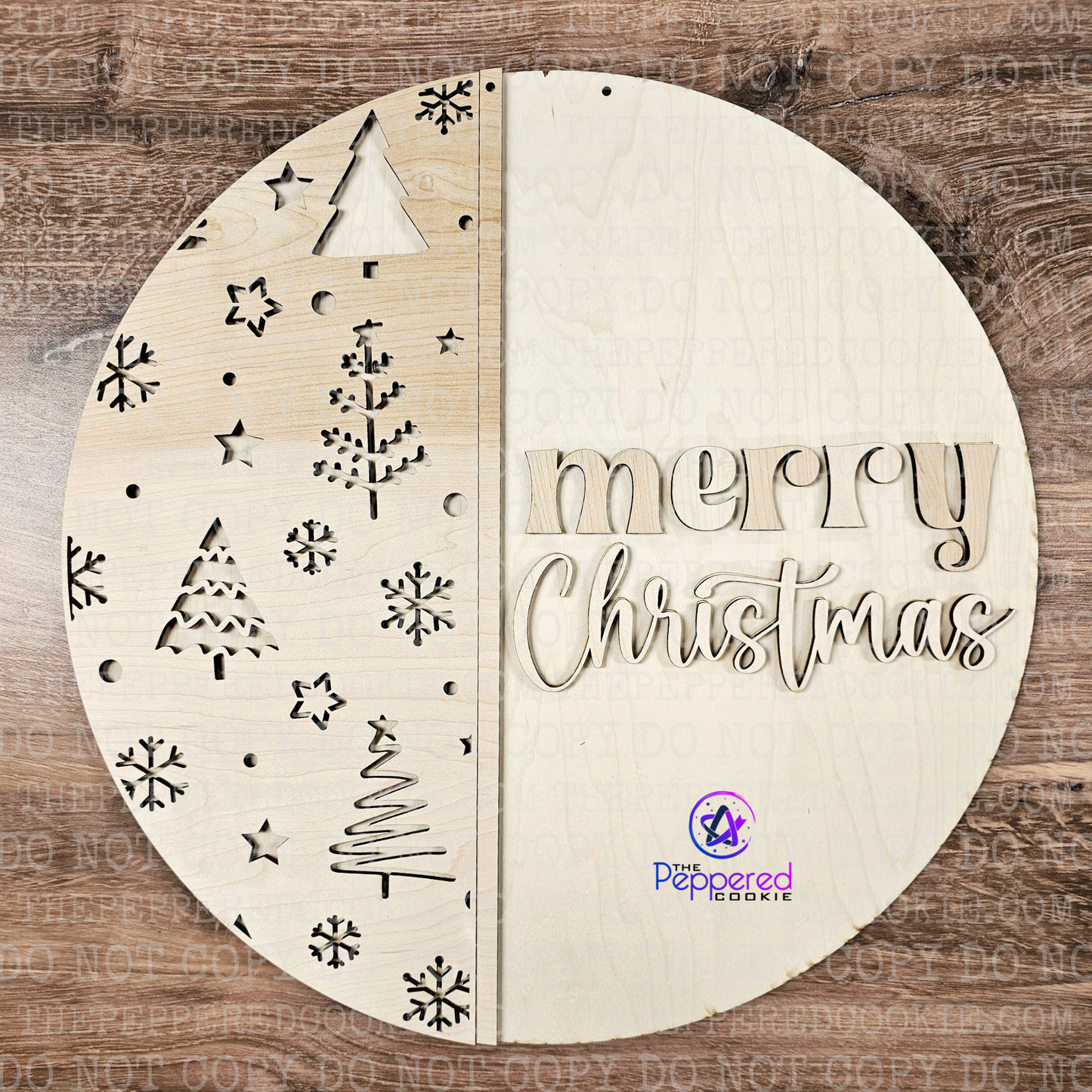 Door Hanger - Merry Christmas UNFINISHED