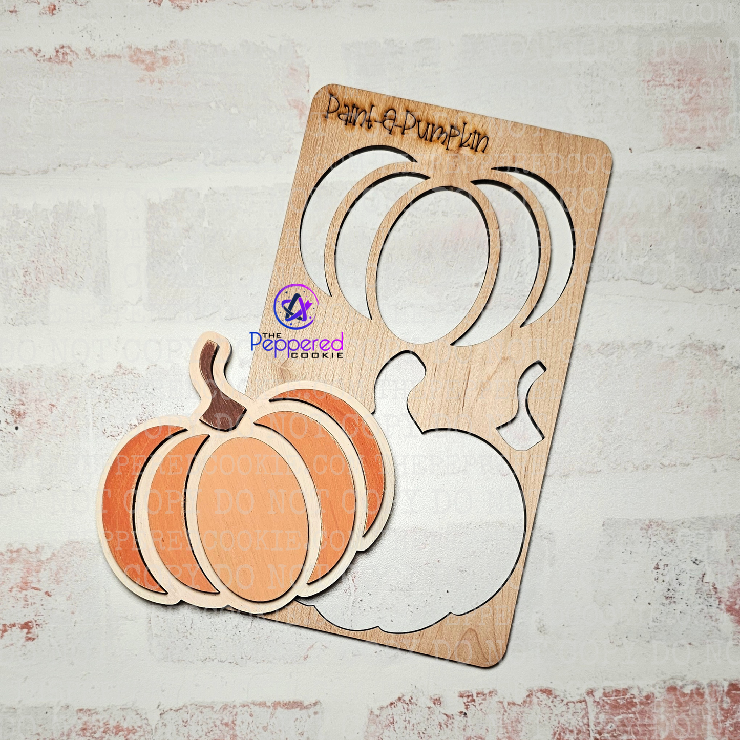 Pop-Out Kit - Paint A Pumpkin UNFINISHED