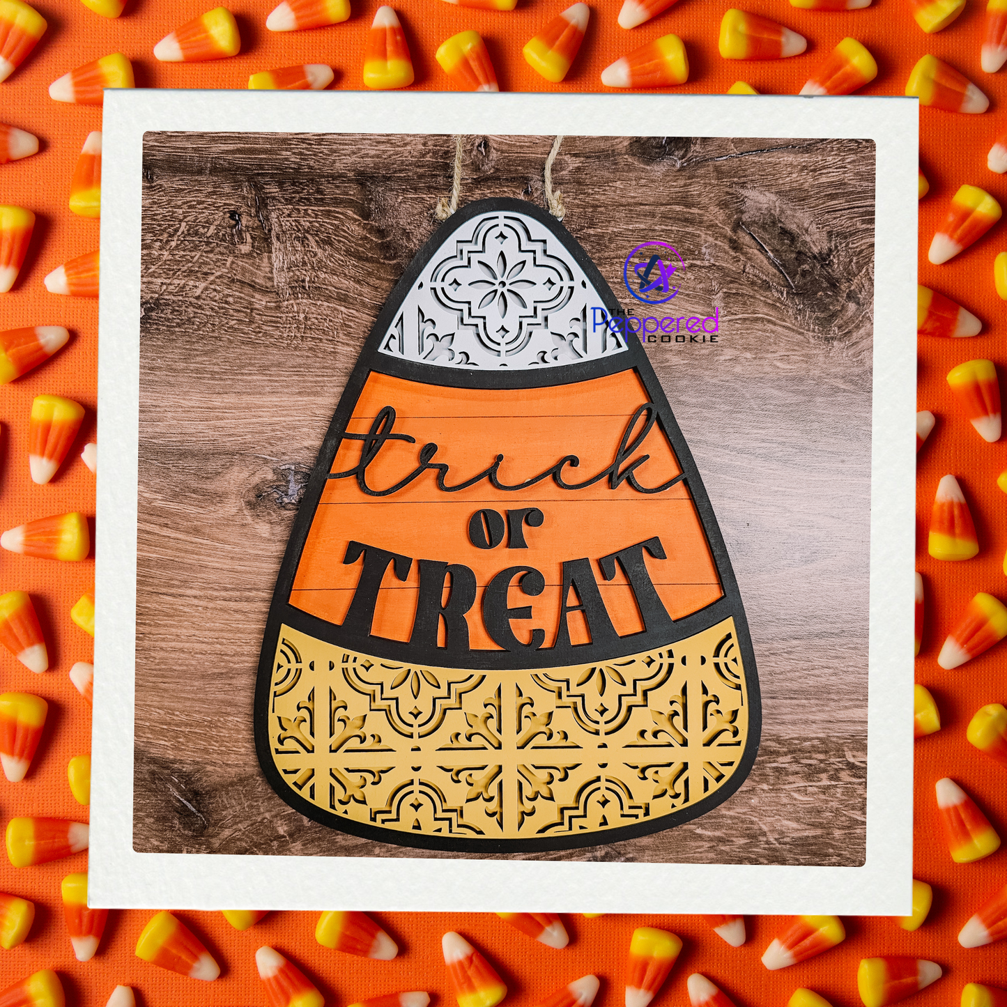 Home Decor - Candy Corn Wall Hanging Sign UNFINISHED