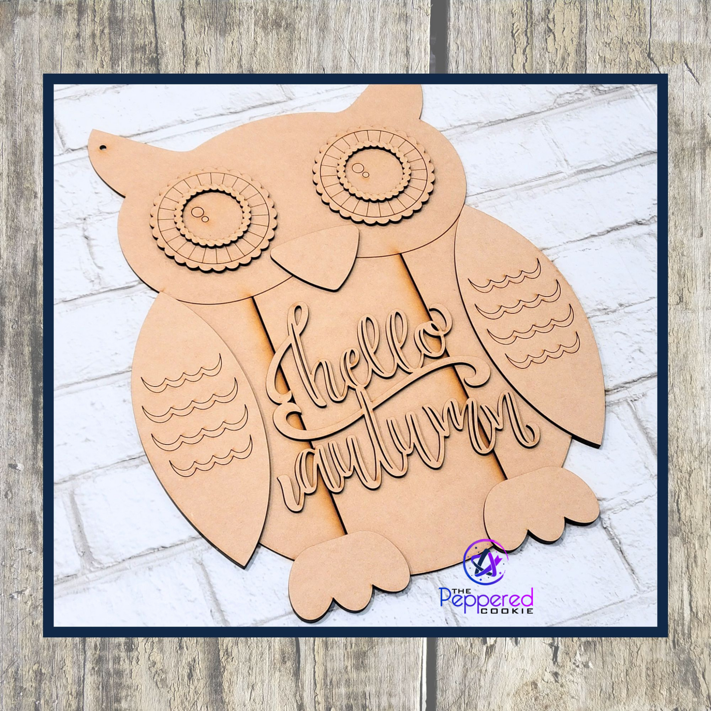 Door Hanger - Owl UNFINISHED