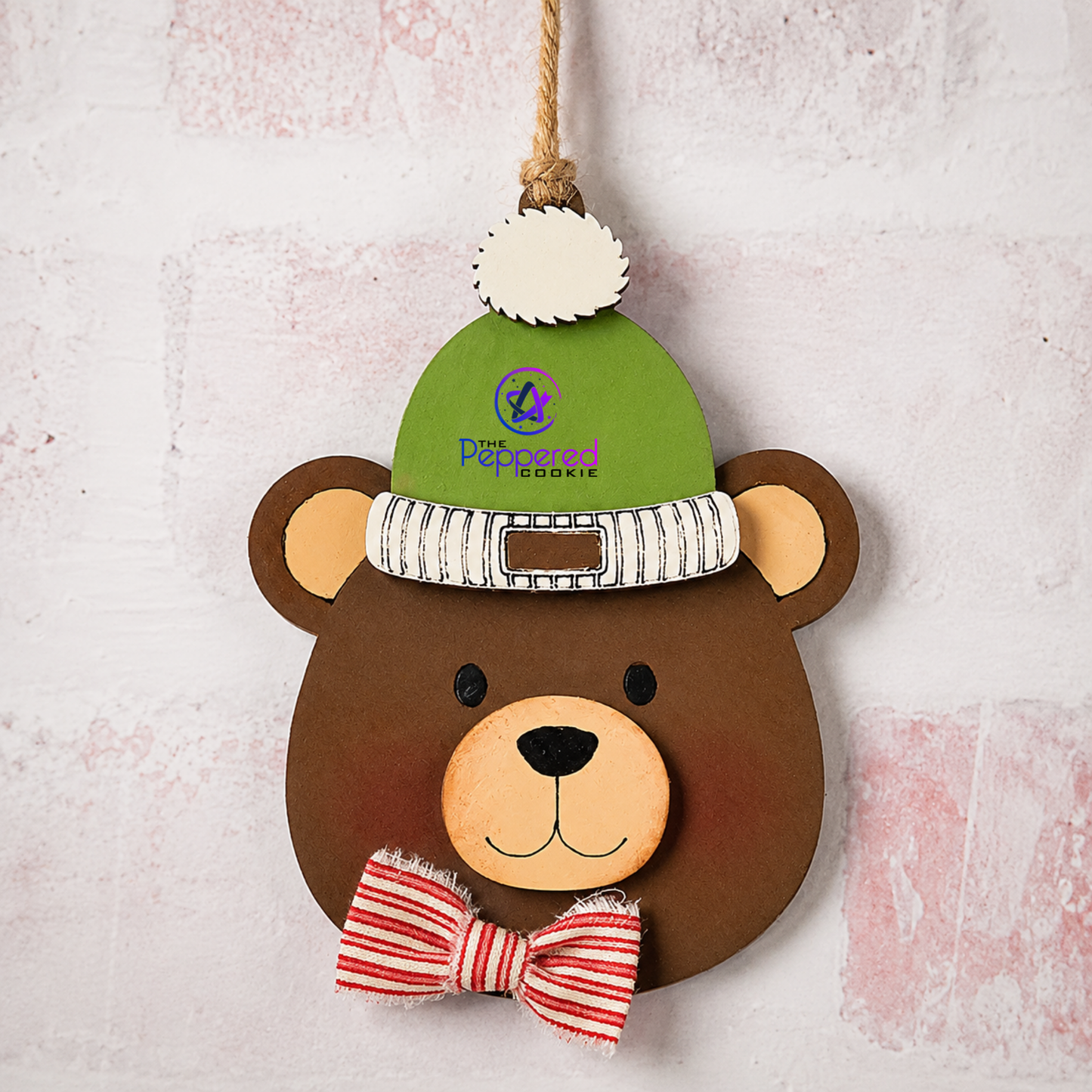 Pop-Out Kit - All Bundled Up Christmas Ornament UNFINISHED