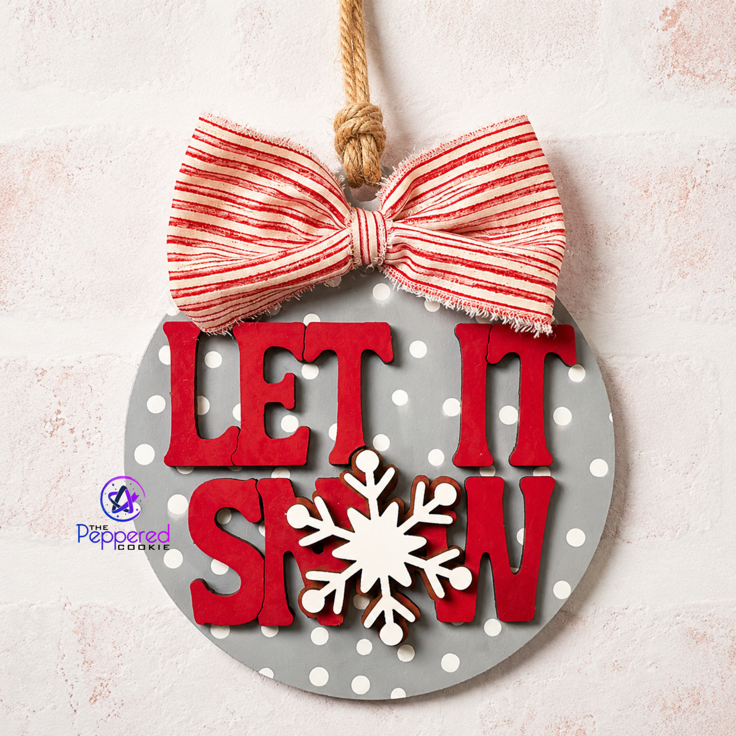 Pop-Out Kit - All Bundled Up Christmas Ornament UNFINISHED