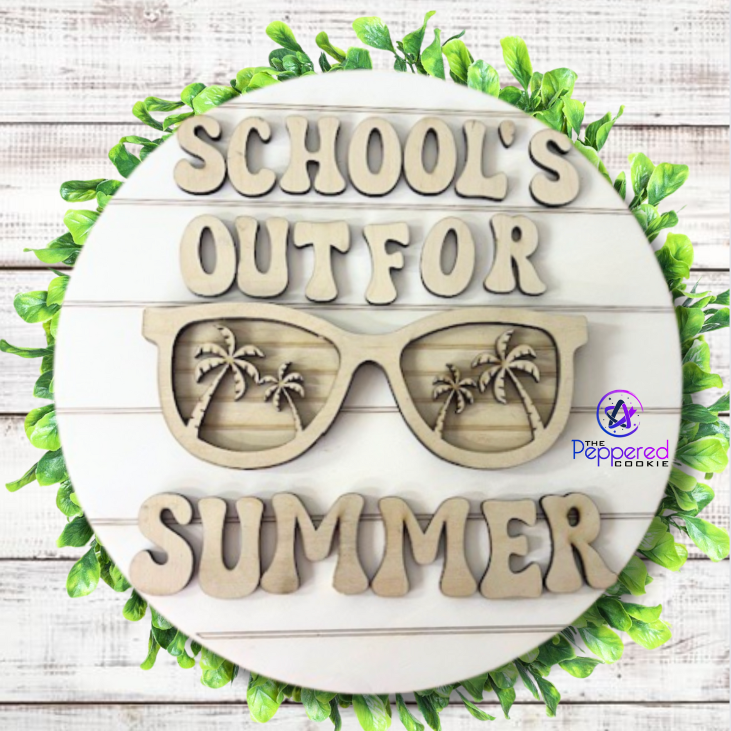 Door Hanger - School's Out for Summer UNFINISHED