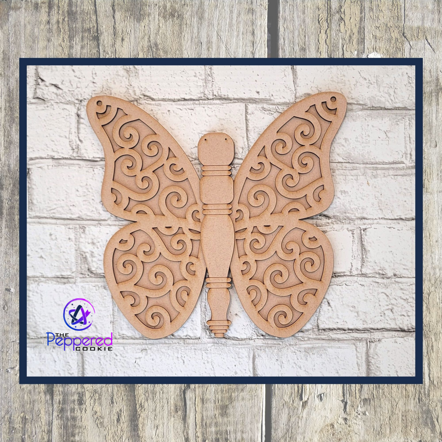 Home Decor - Spindle Butterfly UNFINISHED