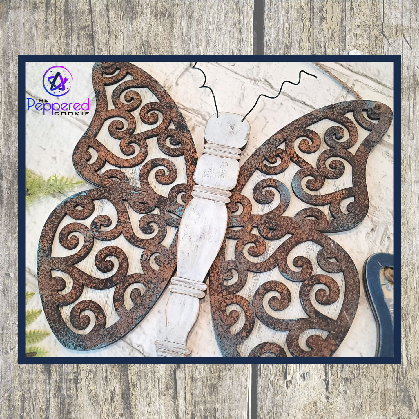 Home Decor - Spindle Butterfly UNFINISHED