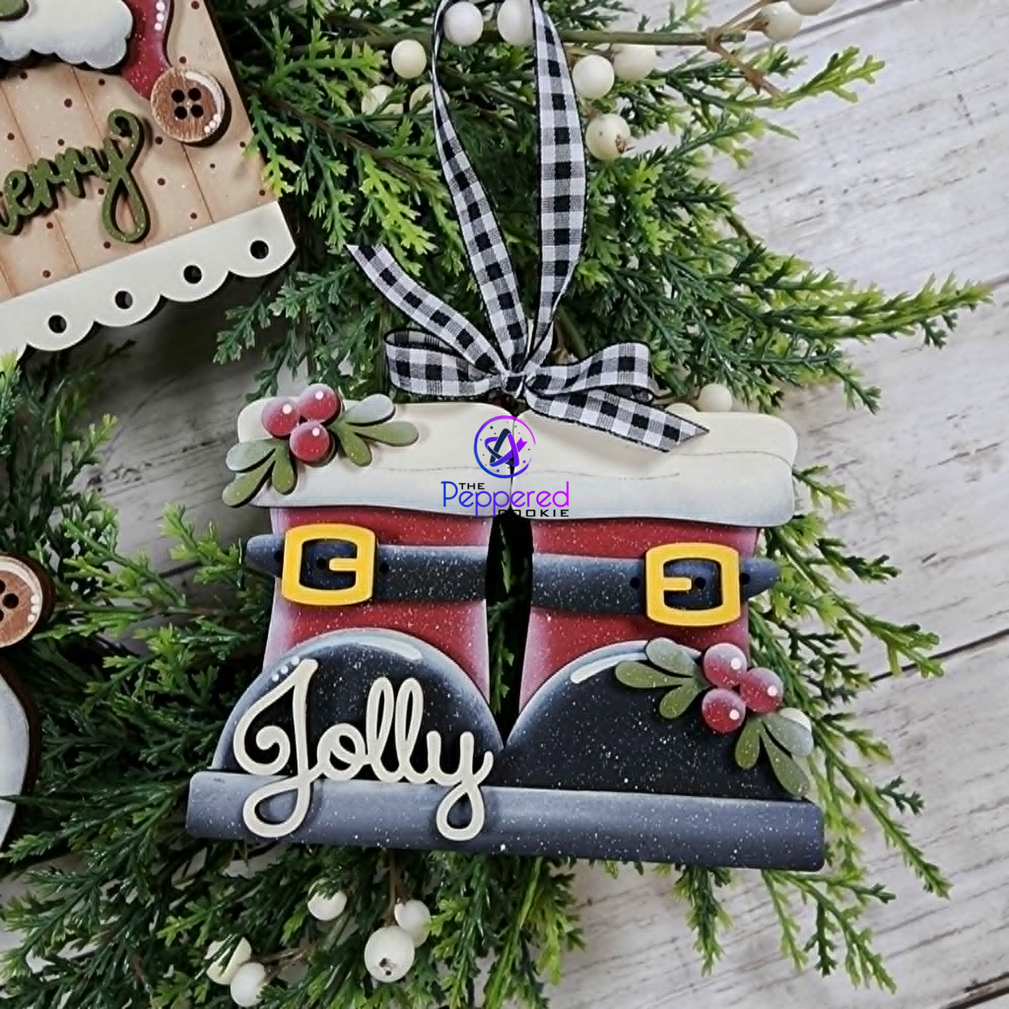 Christmas Ornament - St. Nick Christmas Ornament Set Unfinished