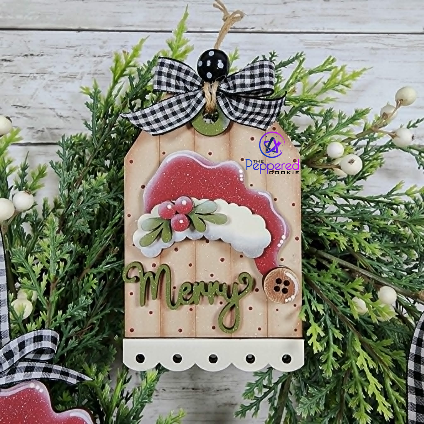 Christmas Ornament - St. Nick Christmas Ornament Set Unfinished