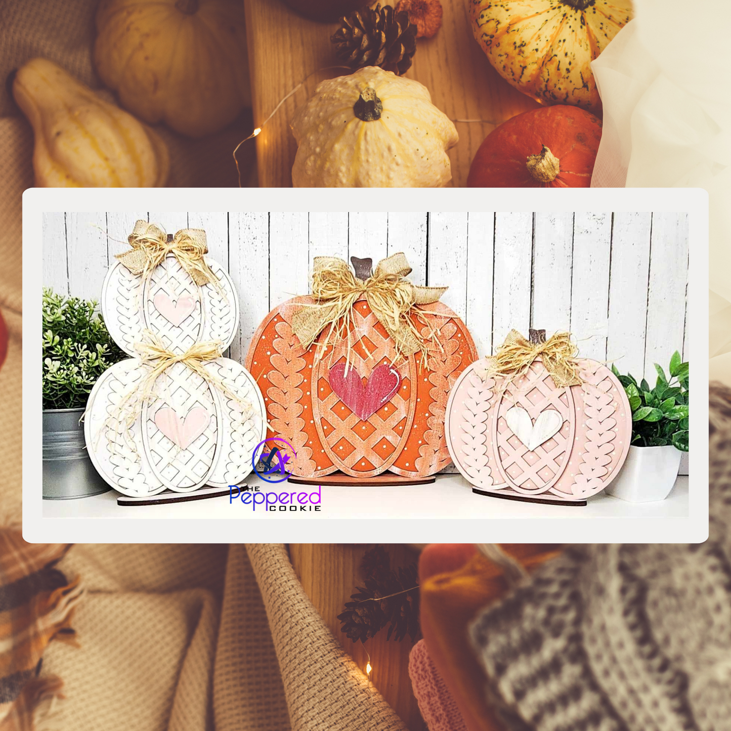 Home Decor - Stacking Sweater Pumpkin Trio UNFINISHED