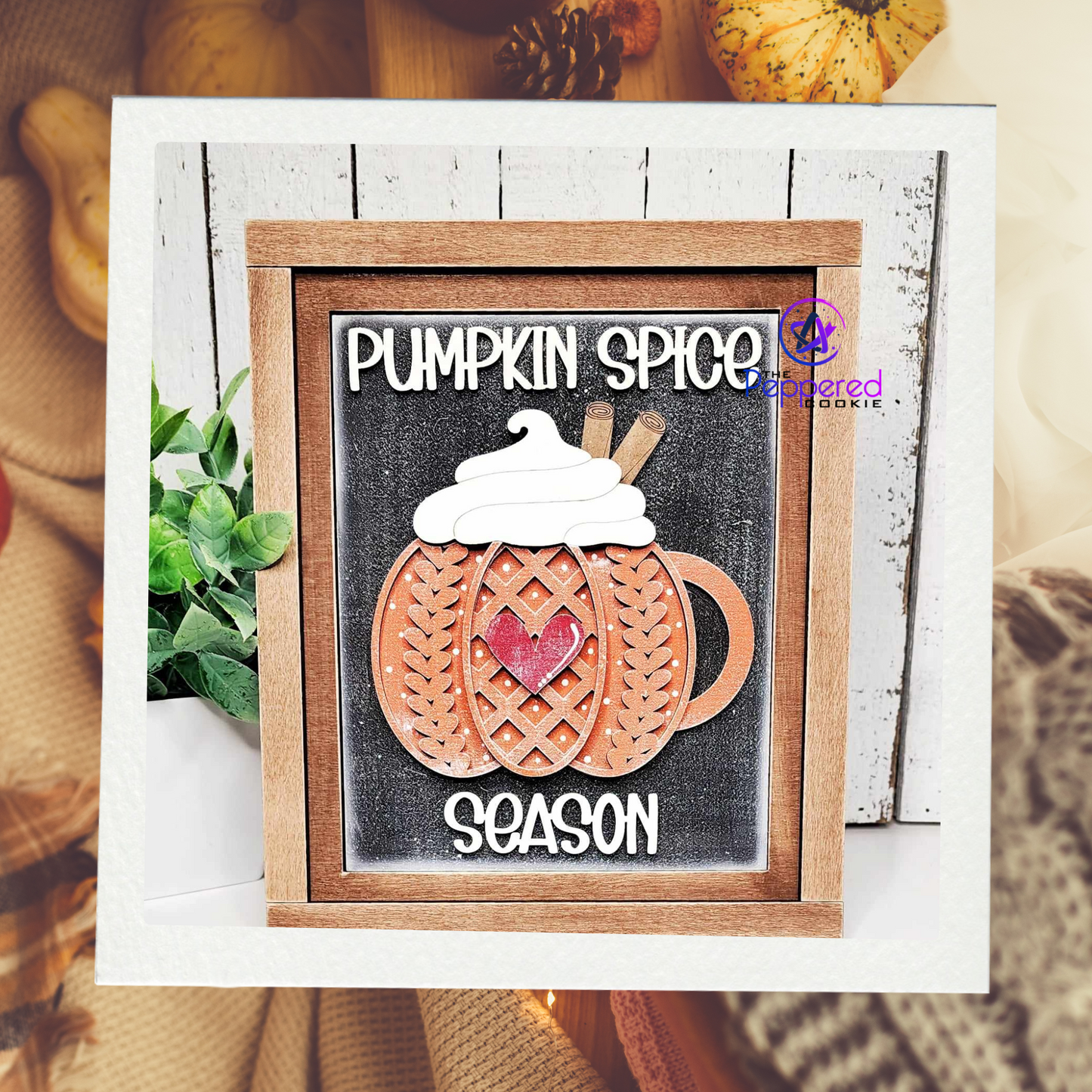 Home Decor - Sweater Weather Pumpkin Sign Trio UNFINISHED