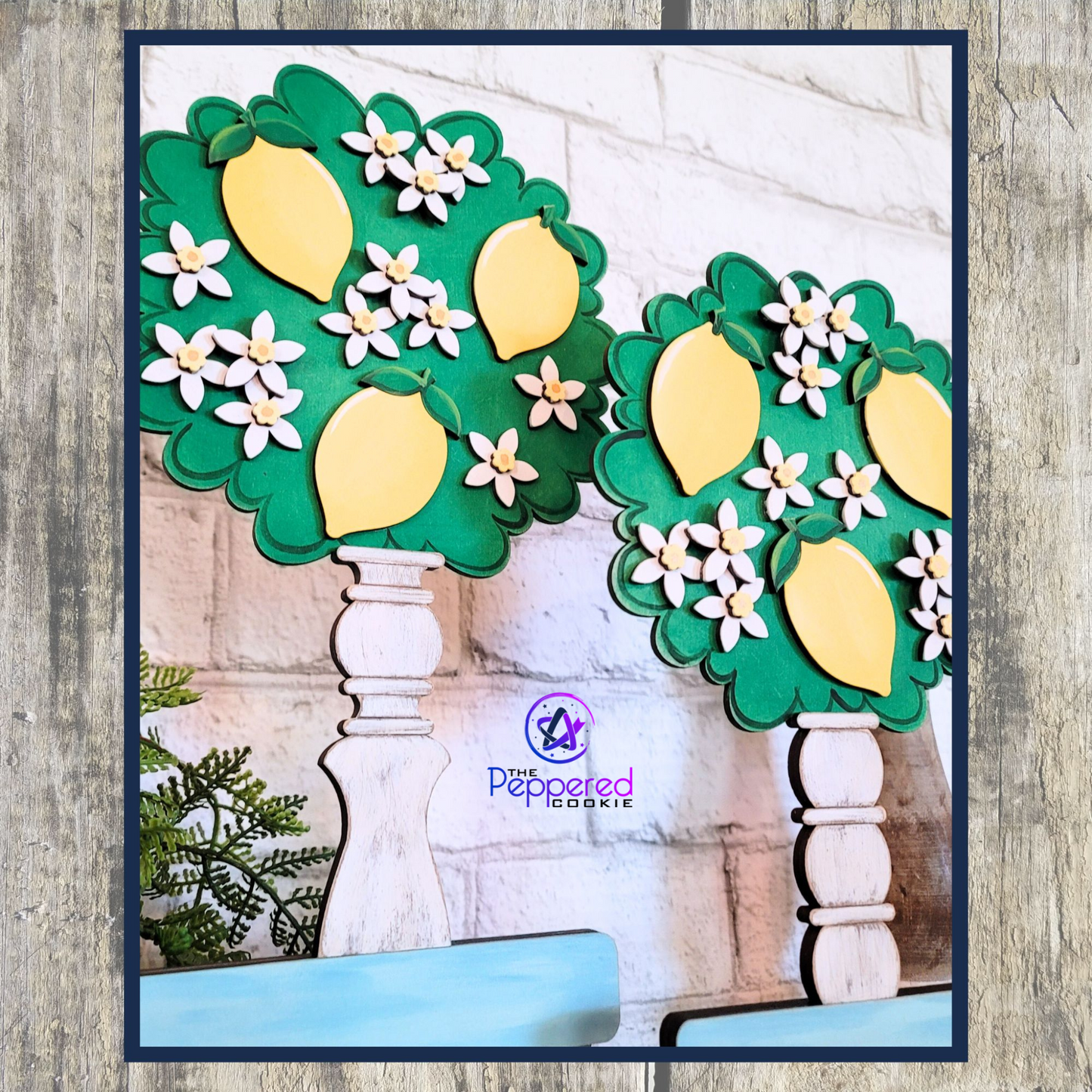 Home Decor - Topiary Lemon Trees UNFINISHED