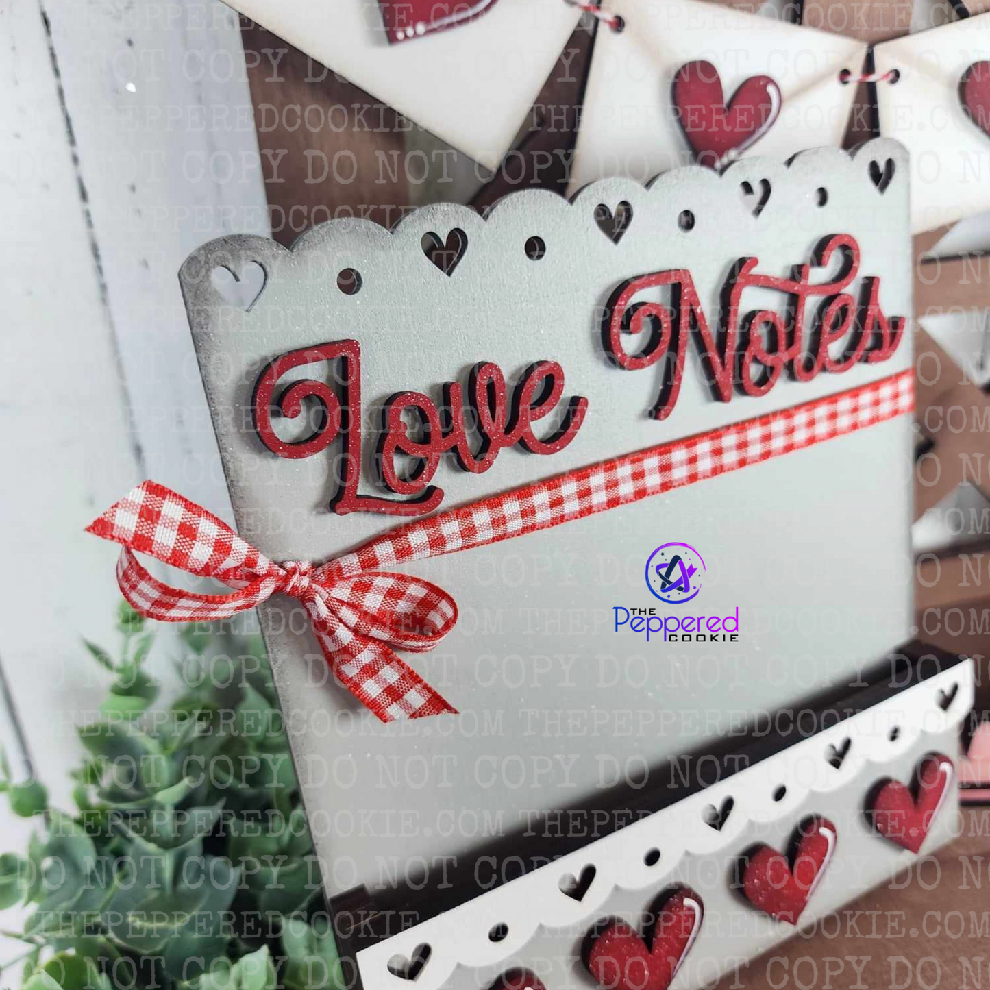 Home Decor - Valentine Love Letters Decor Set UNFINISHED