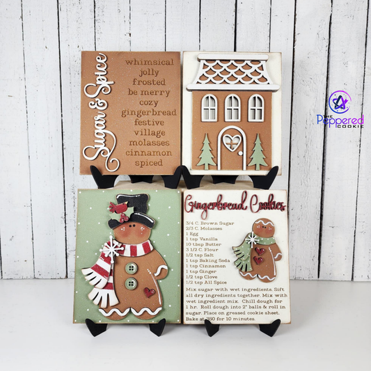 Home Decor - Victorian Gingerbread Sign Set UNFINISHED
