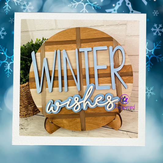 Home Decor - Winter Wishes UNFINISHED