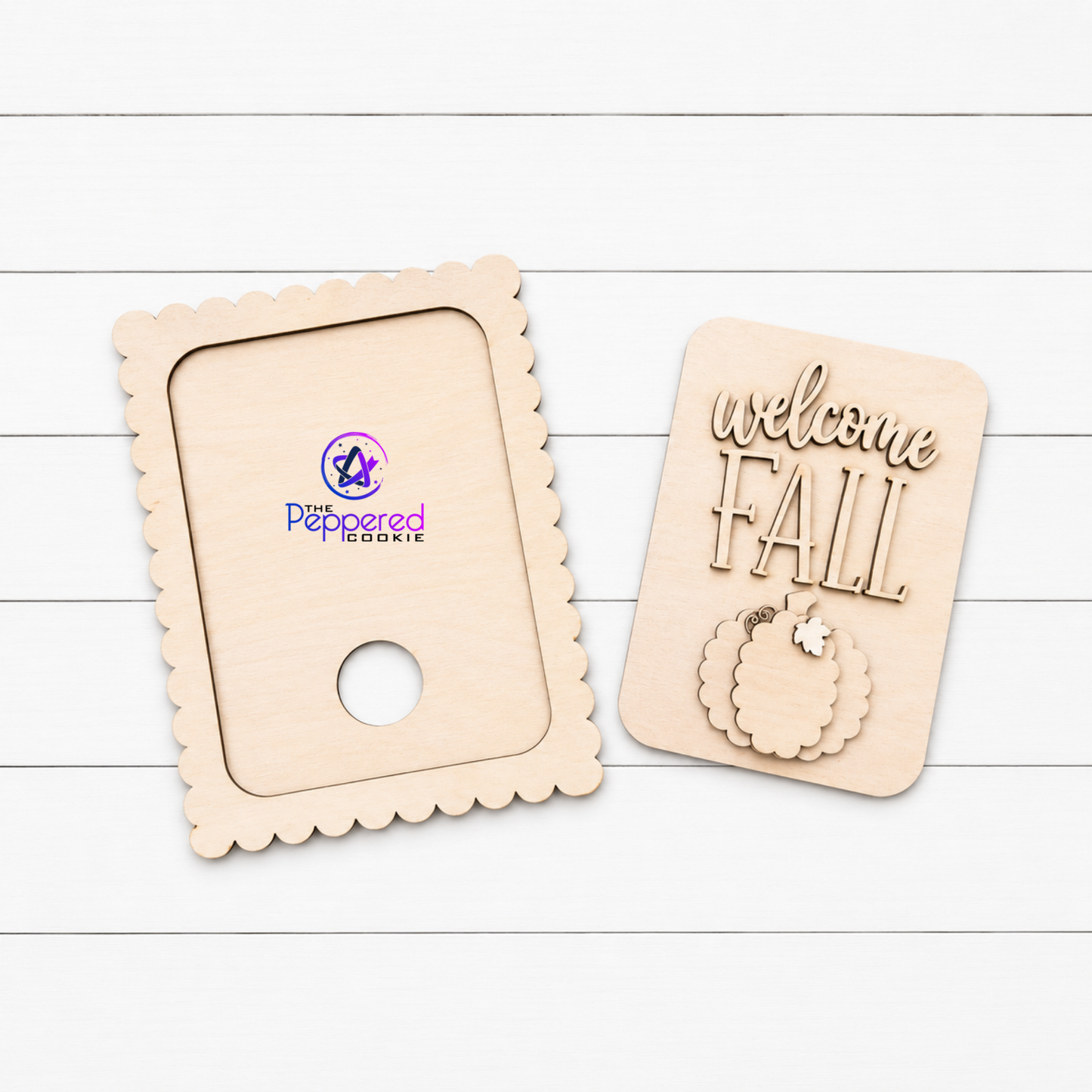 Home Decor - Welcome Fall Interchangeable UNFINISHED