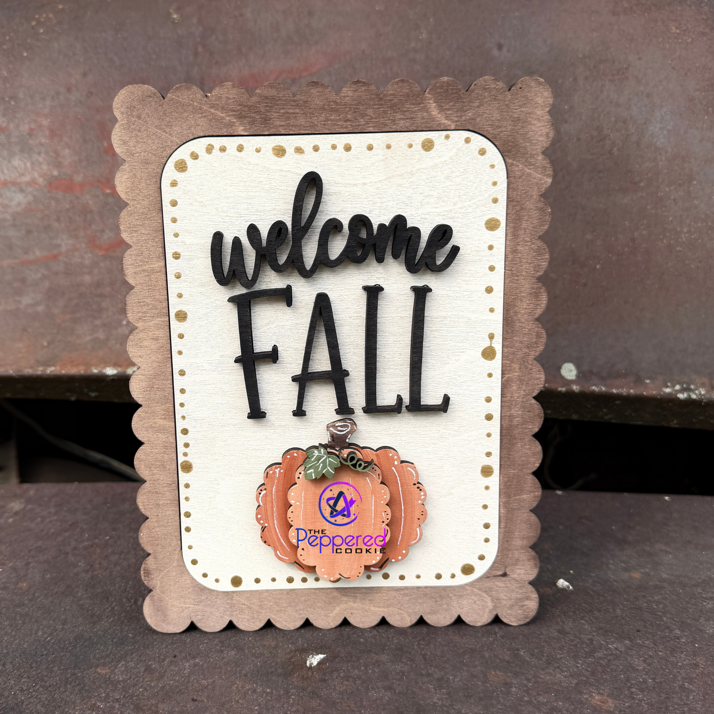 Home Decor - Welcome Fall Interchangeable UNFINISHED
