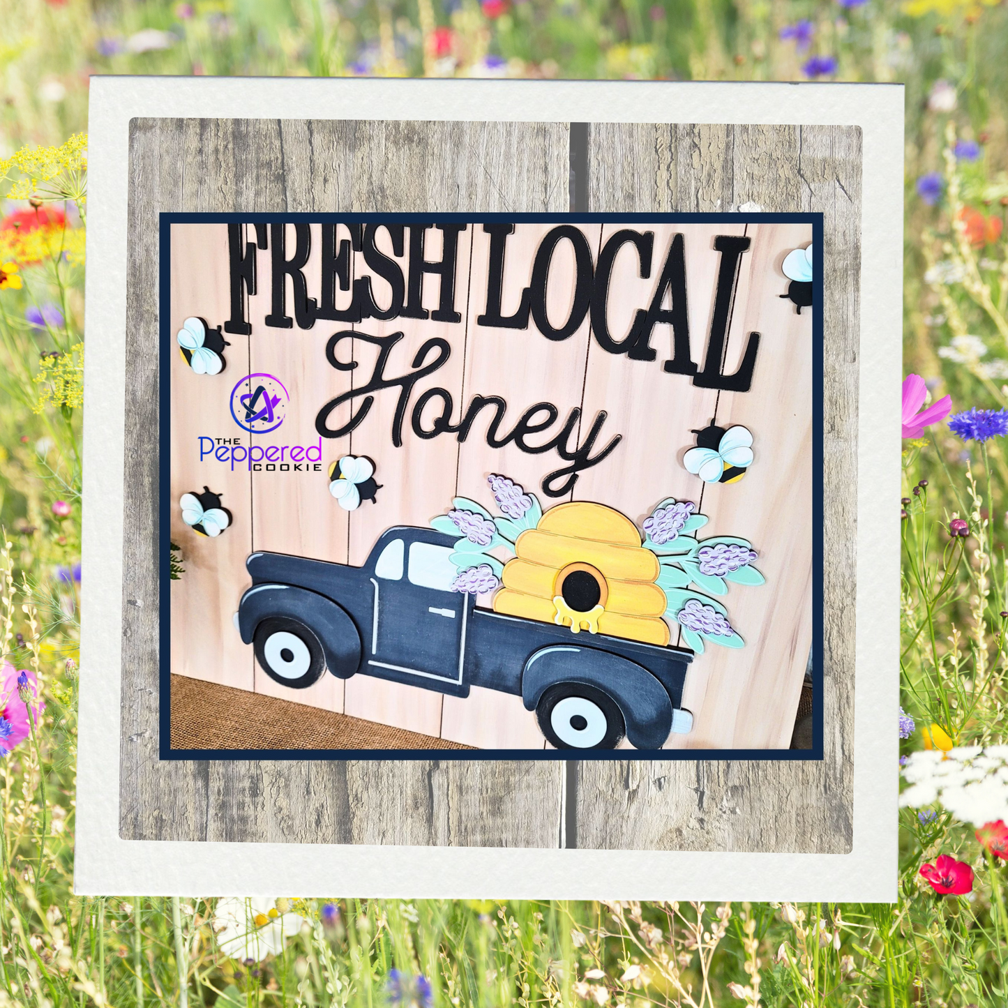 Home Decor - XL Leaner Fresh Local Honey UNFINISHED