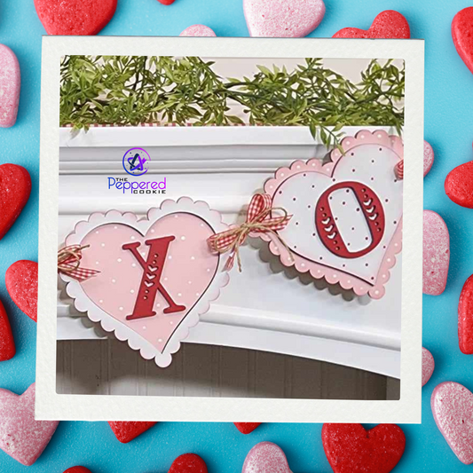 Home Decor - XOXO Banner UNFINISHED